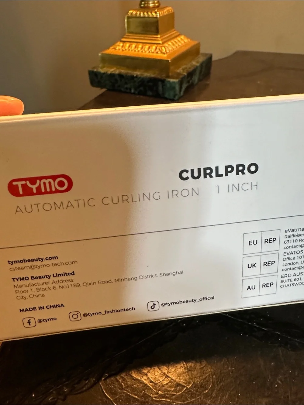 Tymo CurlPro Automatic Curling Iron - Pink